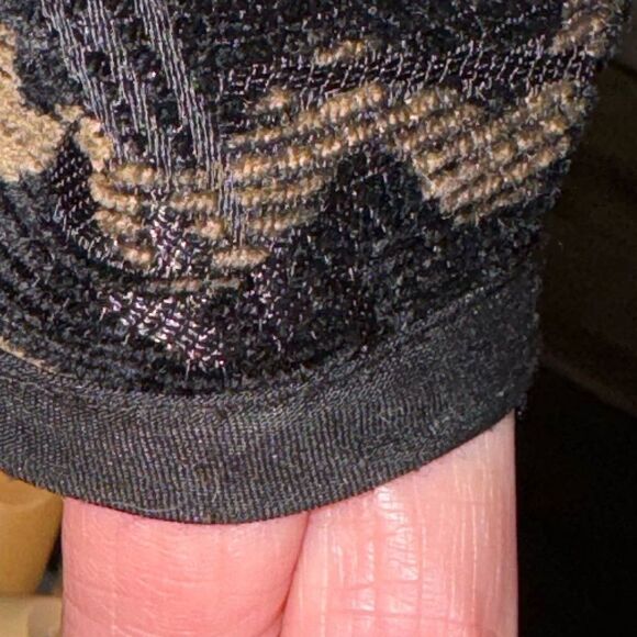 Coldwater Creek reversible light weight jacket black/browns-golds and black - Picture 3 of 13